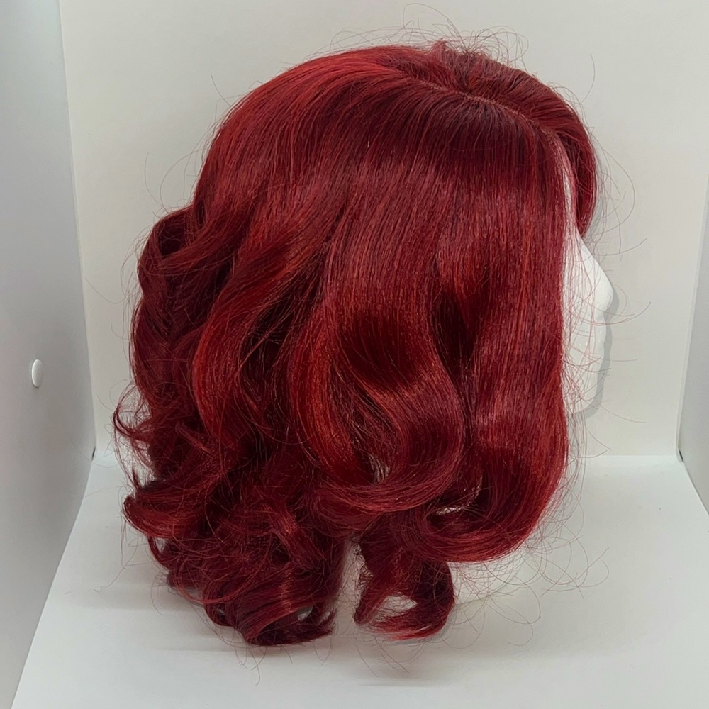 Elegant Red Curly Hair Wig - Picture 4 of 7